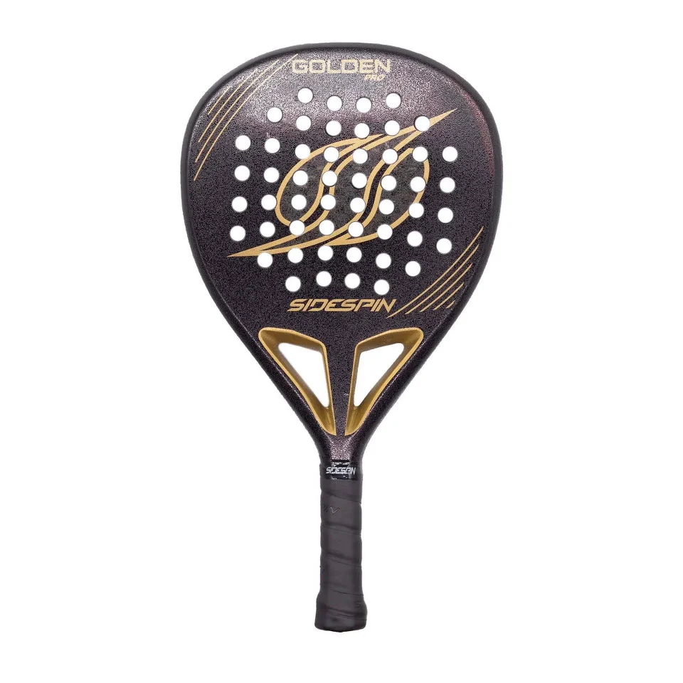Clear Sidespin Padel Racket Golden Pro 12 K