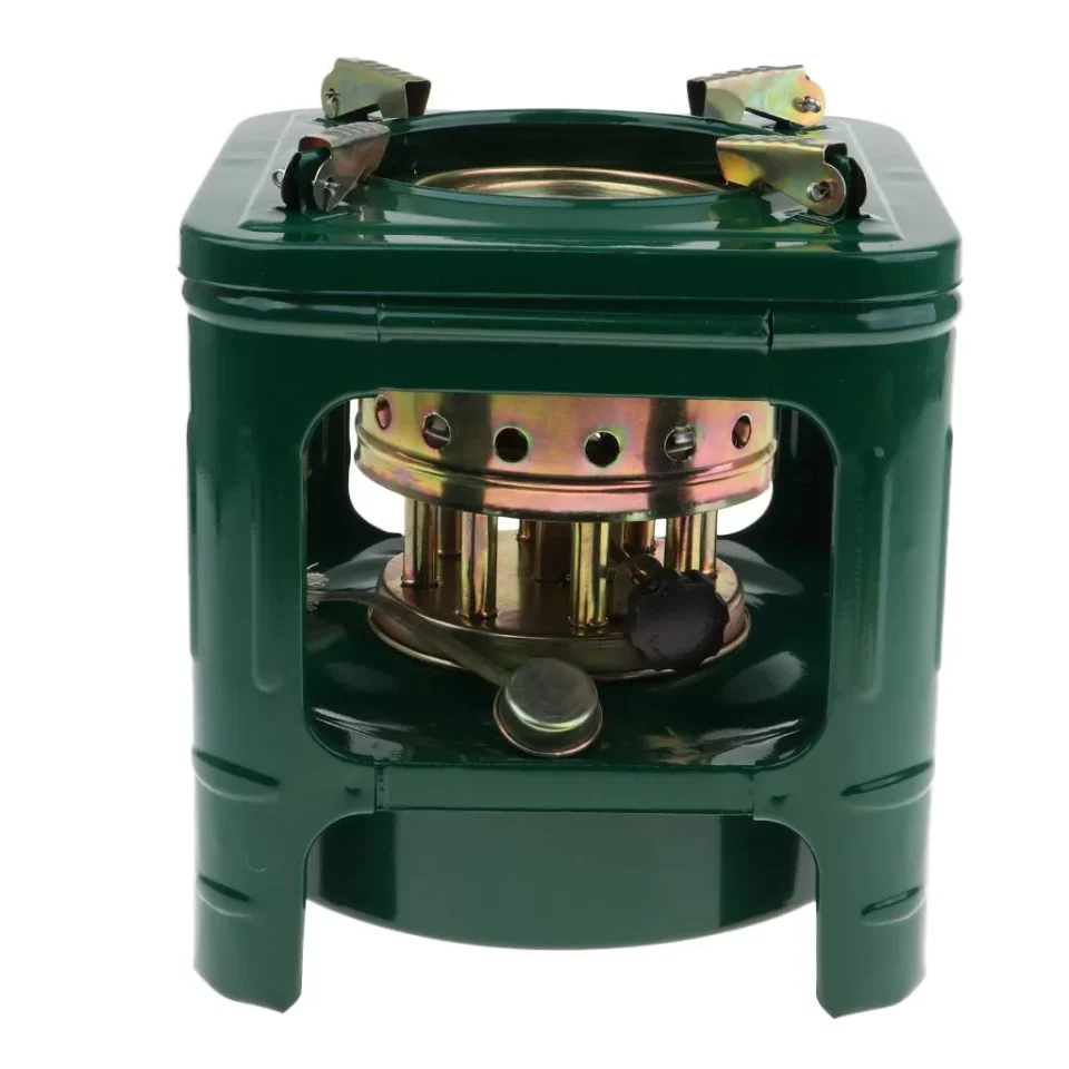 Matte Portable Camping Backpacking Burner, Compact Mini Cooking with 8 Wicks for Outdoor Hiking Backpacking