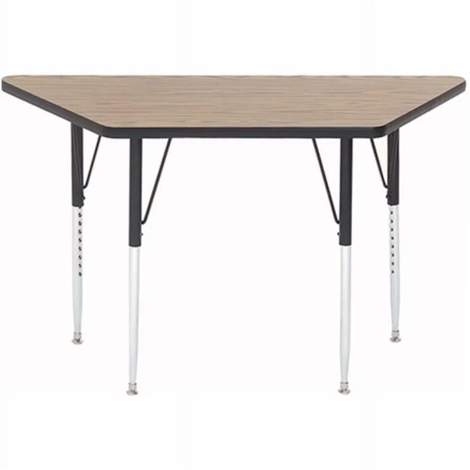 Clear Long-Lasting Correll A3060-TRP-16 1.25 in. High Pressure Top Activity Tables - 30 x 60 in. - Fusion Maple