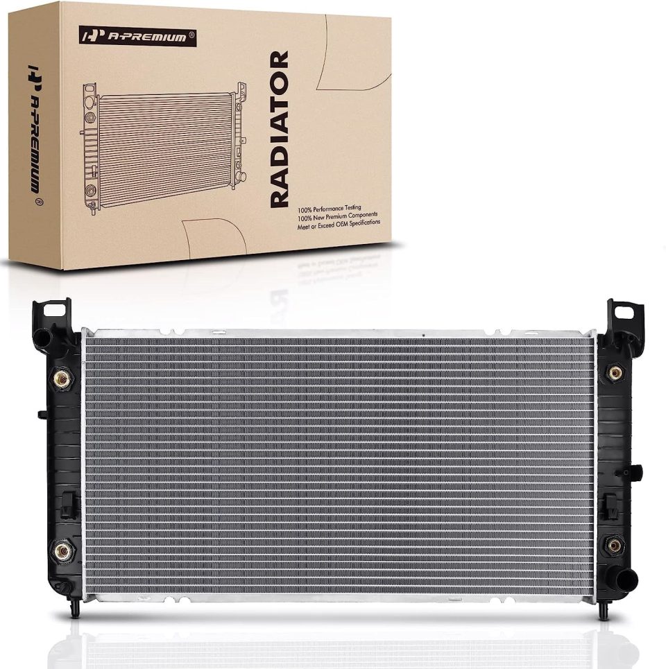 Dining Home A-Premium Engine Coolant Radiator Assembly with Oil Cooler Compatible with Chevy Silverado, Suburban, Tahoe & GMC Sierra, Yukon & Cadillac Escalade, Automatic Trans, Replace# 15841569, 13029, 2370