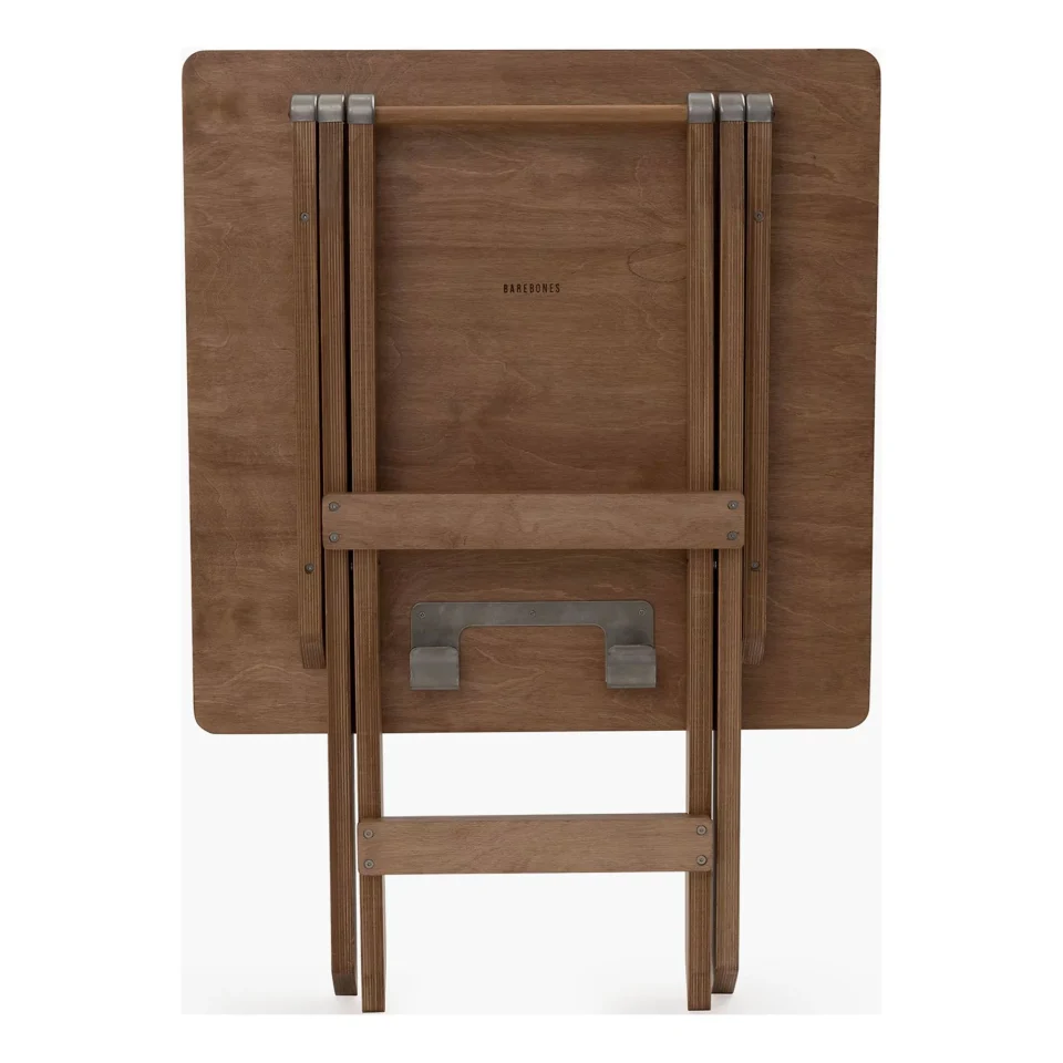 Healthy Travel Barebones Ridgetop Wood Folding Table