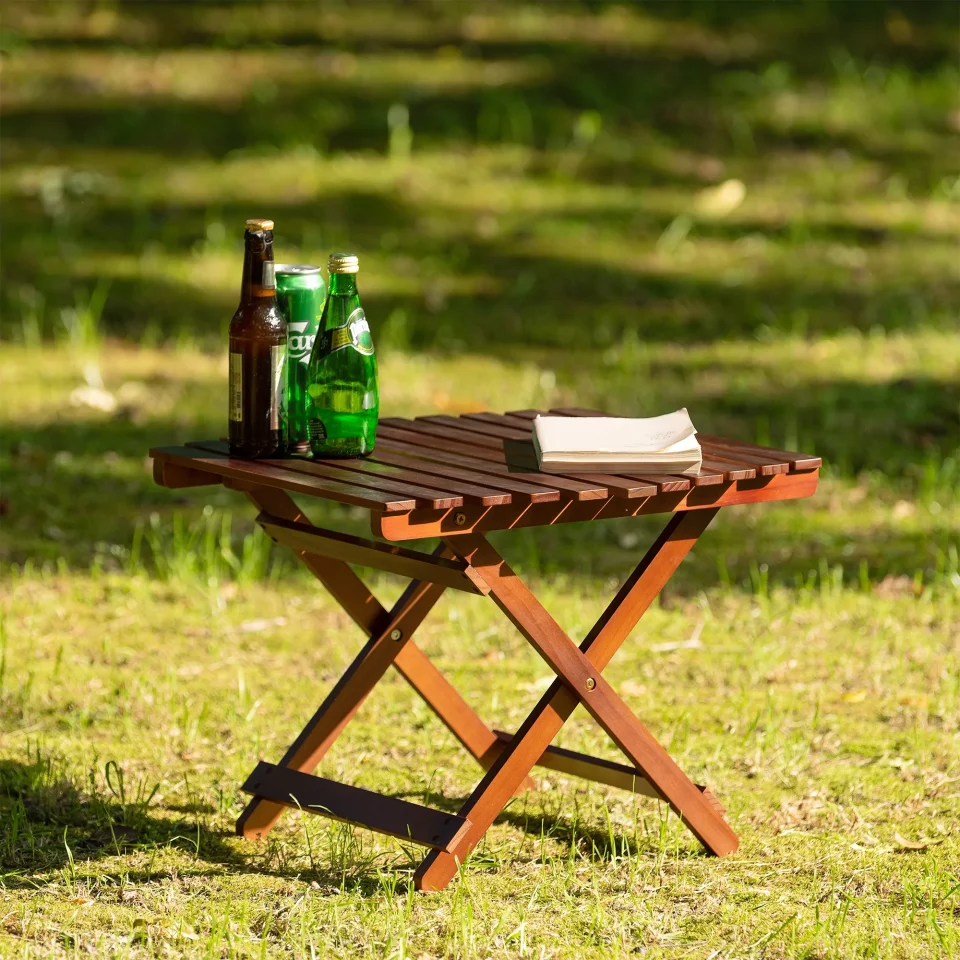 Essential Travel WOOD FOLDING TABLE
