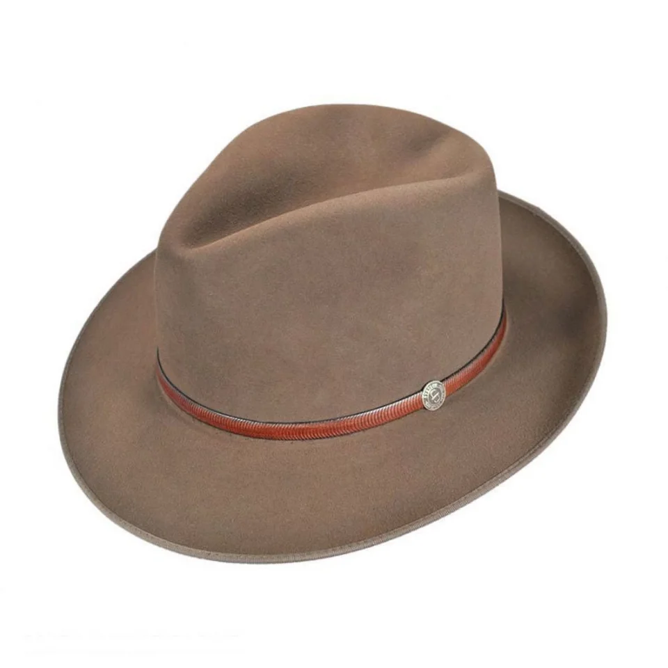 Easy-Clean Durable Stetson Roadster Fur Felt Vintage Fedora Hat SIZE: 7