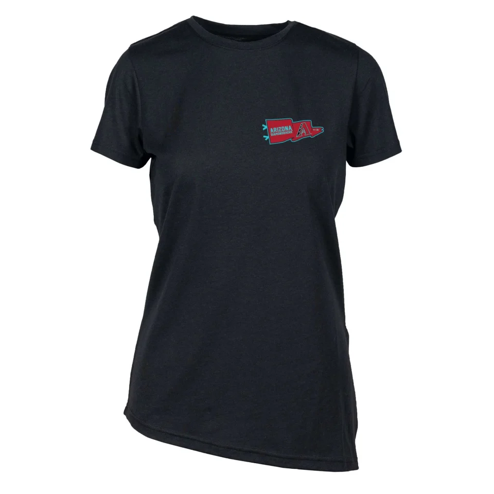 Top-Rated Upgraded Women's Levelwear Black Arizona Diamondbacks Birch Rafters T-Shirt