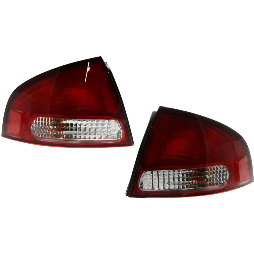 Cast Iron Long-Lasting Set of 2 Tail Light For 2000-2003 Nissan Sentra GXE LH & RH w/ Bulb(s)