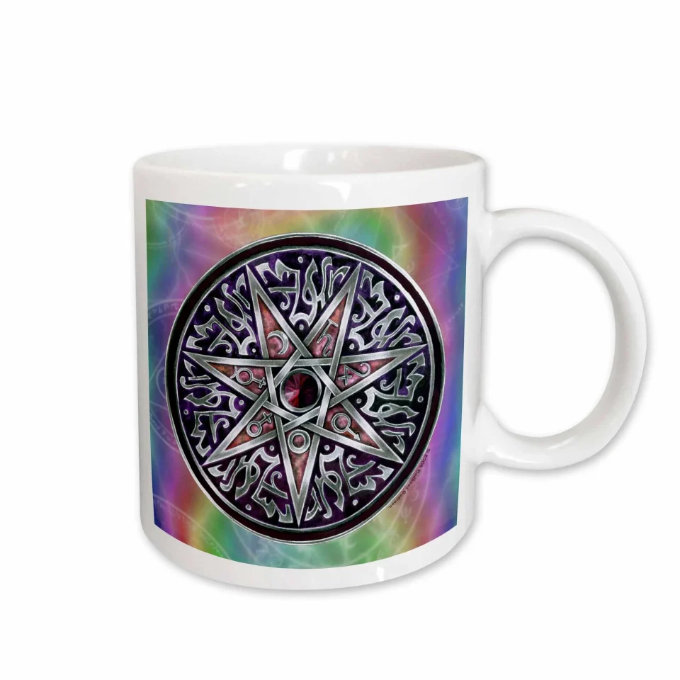 Food-Grade Kitchen Star of Fey Pagan Wiccan Magickal Sigil Art 11oz Mug mug-156824-1