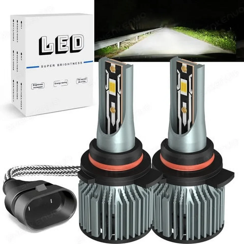 Versatile For BUICK LACROSSE 2014-2016 9012 HIR2 LED Headlight Bulbs Kits 6000K Hi Low Beam 2 Bulb 60W 12000LM CSP