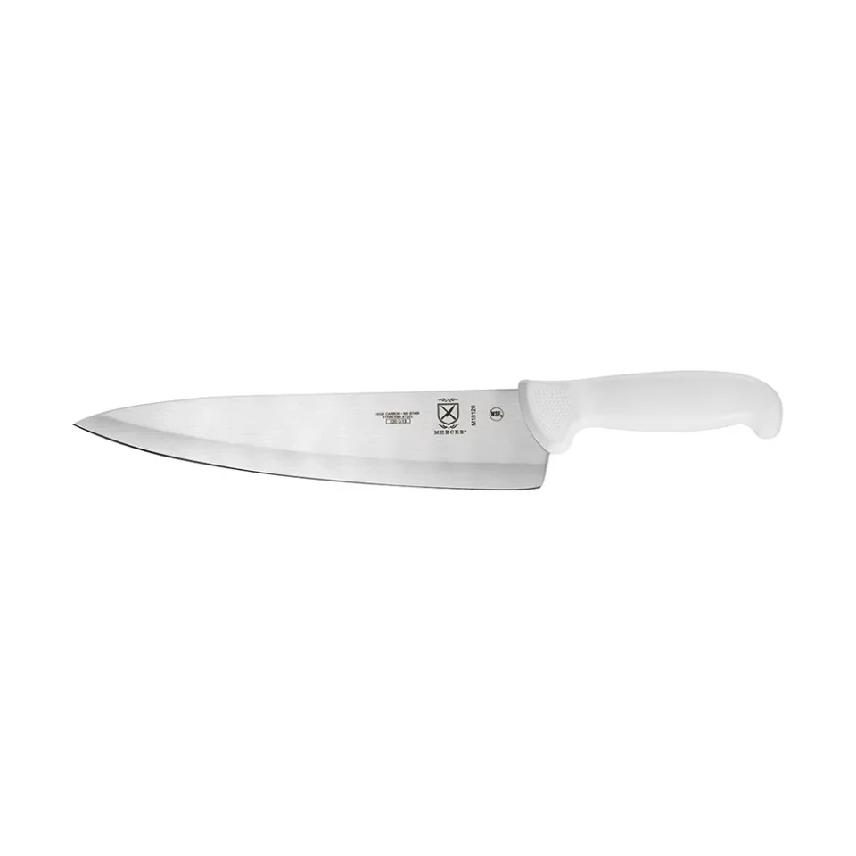 Food-Grade Versatile Mercer Culinary Chef's Knife, 10 Inch, Ultimate White