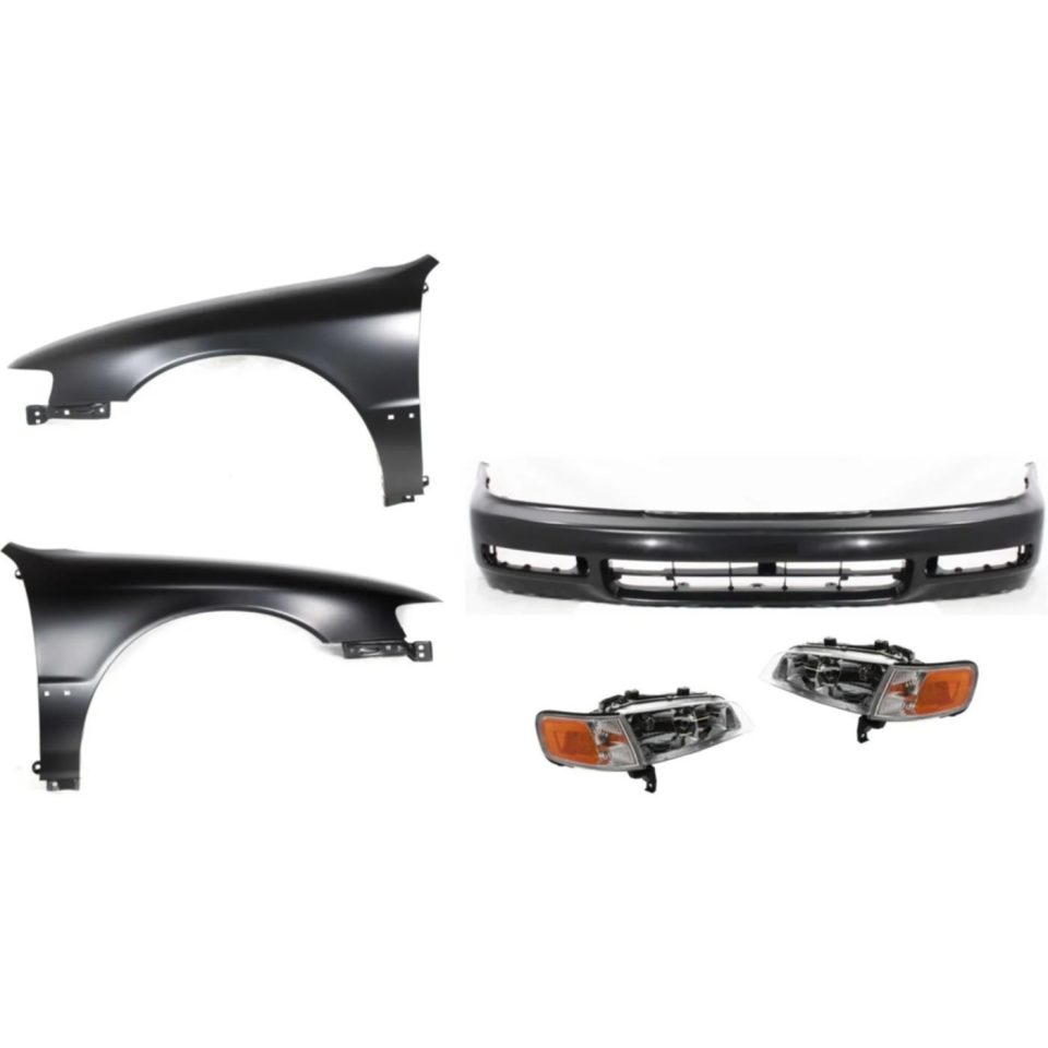 Cleaning Popular Bumper Cover Kit For 96-97 Honda Accord 5pc