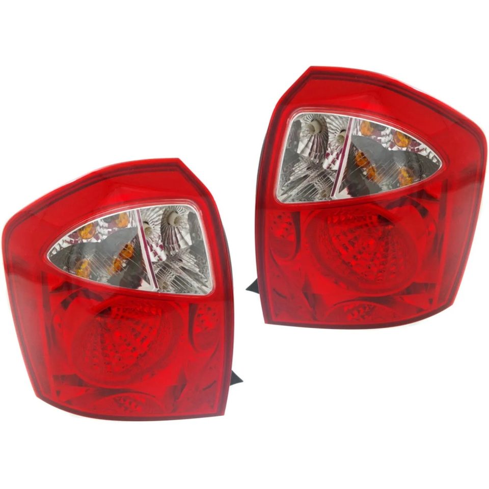 Lightweight Portable New Tail Lights Lamps Set of 2 Driver & Passenger Side KI2801124, KI2800124 Pair
