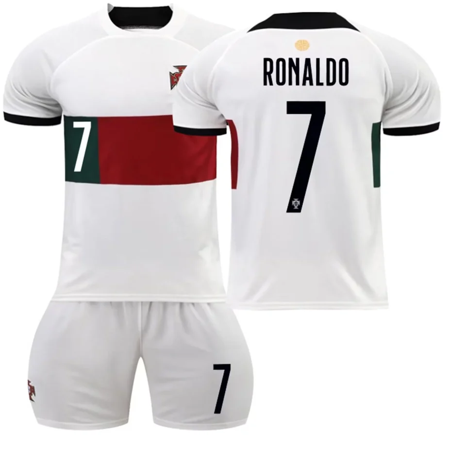 Multi-Purpose Mens/Kids 2022 Soccer World Cup Portugal Fans #7 Jerseys Football Team Shirts