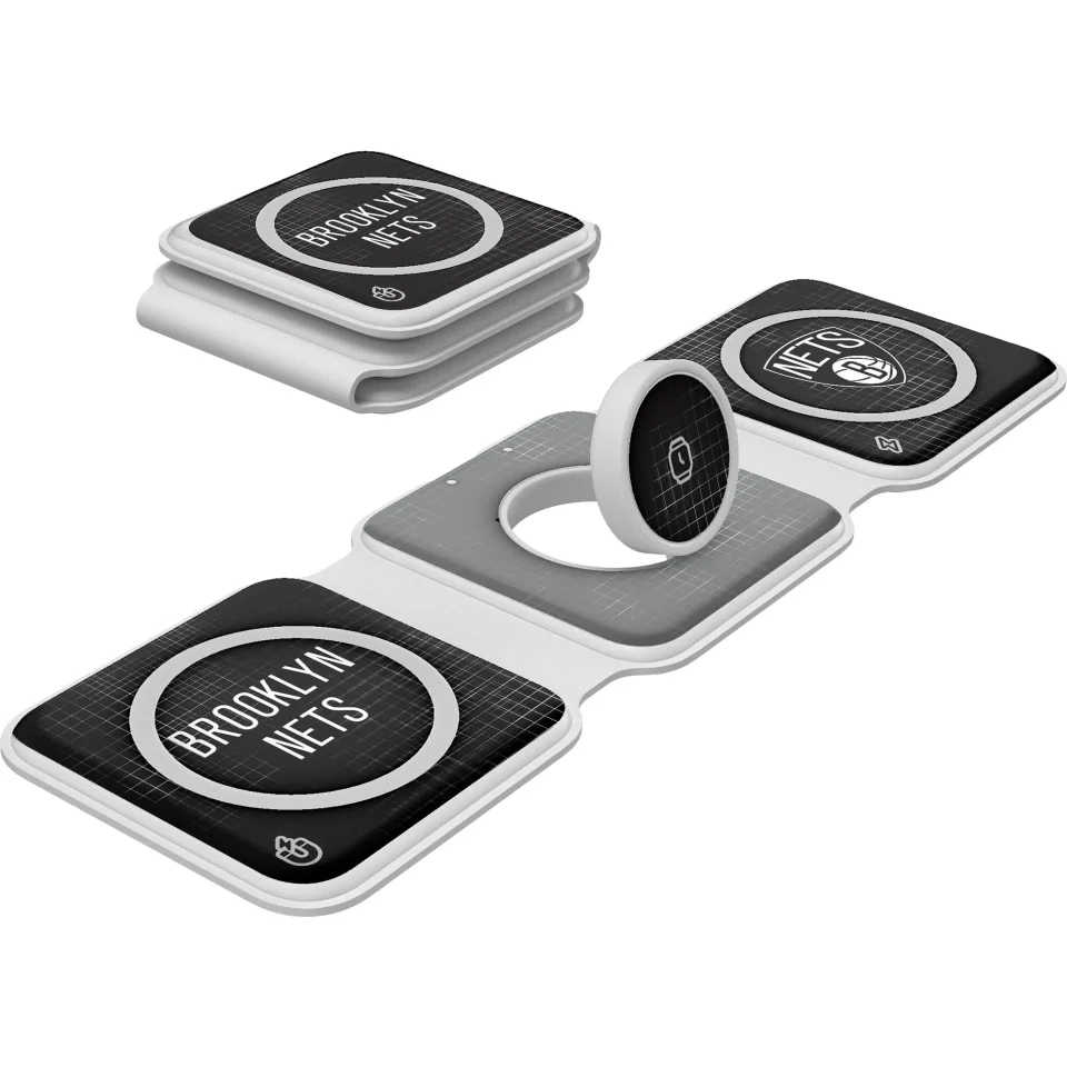 Supreme Silicone Keyscaper Brooklyn Nets 3-in-1 Foldable Charger