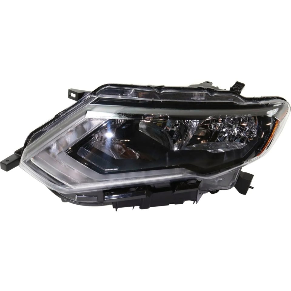 Home Headlight Assembly For 2017-2020 Nissan Rogue US Built Driver Halogen With Bulb