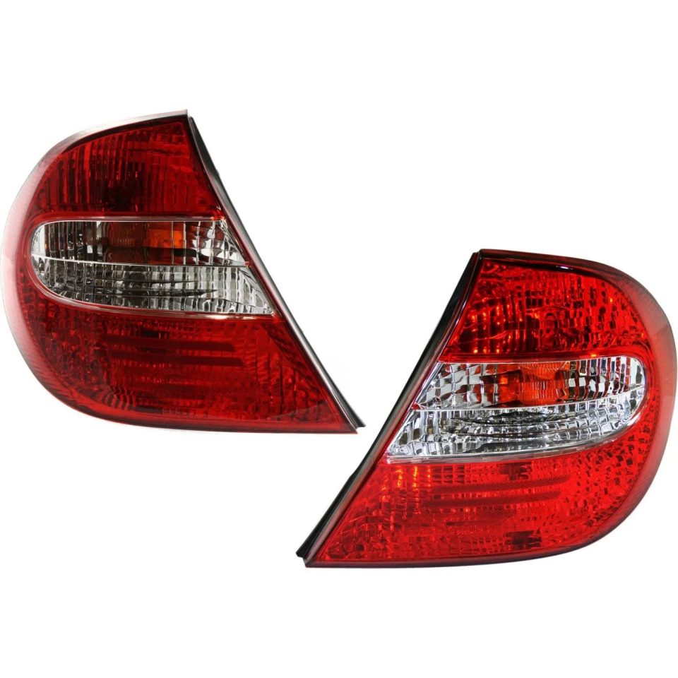 Matte Outdoor Set of 2 Tail Light For 2002-2003 Toyota Camry SE LH & RH w/ Bulb(s)