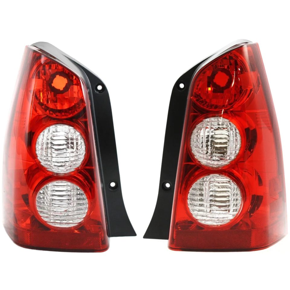 Silicone Cleaning Set of 2 Tail Light For 2005-2006 Mazda Tribute S LH & RH