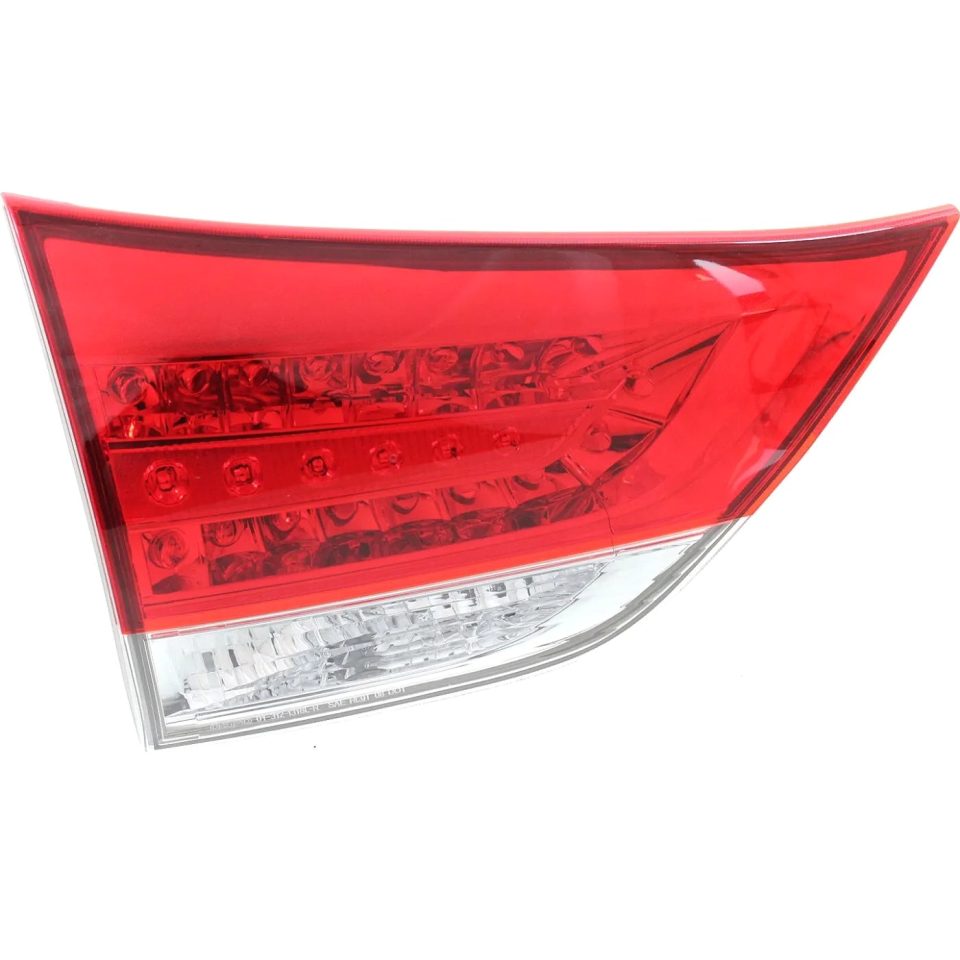 Frosted Gift-Ready Halogen Tail Light For 2012-14 Toyota Sienna From 10-11 Left Inner w/ Bulbs CAPA
