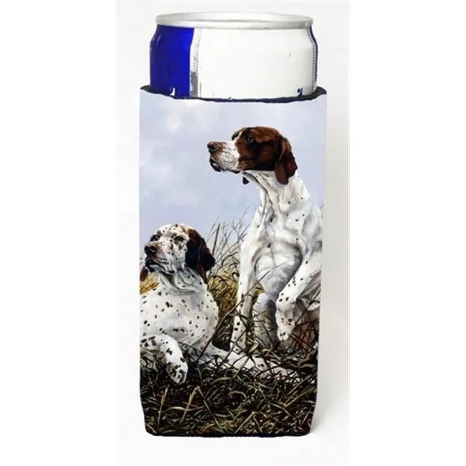 Ceramic Kitchen English Pointer by Michael Herring Michelob Ultra Can coolers for Slim Cans