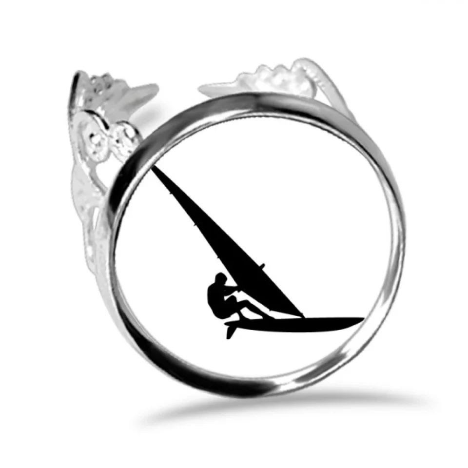 Safe Durable Sports Surfing Sailboat Player Ring Adjustable Love Wedding Engagement