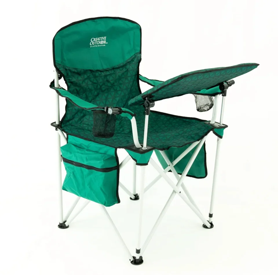 BPA-Free Office Folding Wine Chair with Adjustable Table | Forest Diamond | Camping