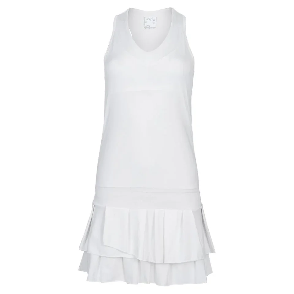Space-Saving Gift-Ready Lucky In Love Women`s In It To Win It Tennis Dress ( X-Large Midnight )