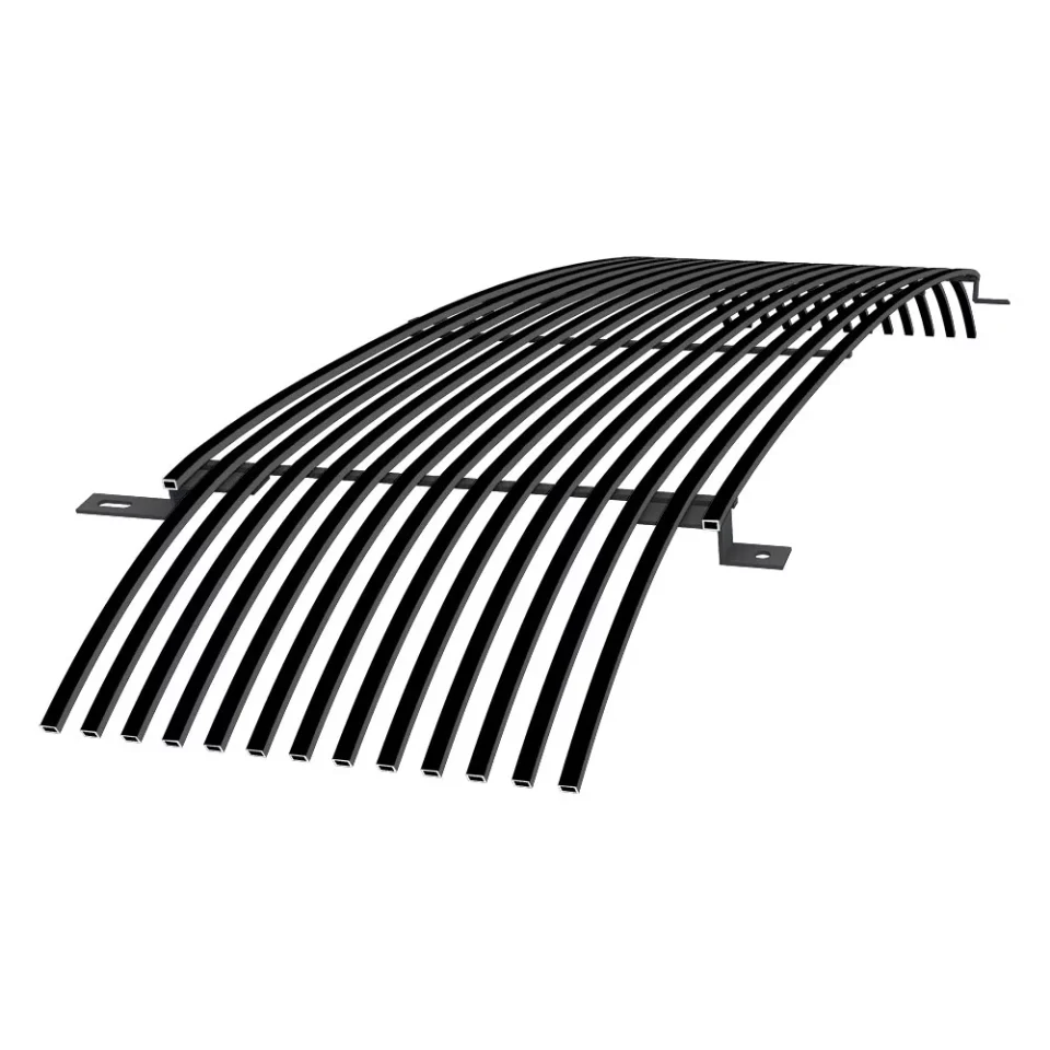 Natural Long-Lasting APS Compatible with Ford Excursion 2000-2004 & 99-04 F-250 F350 F450 F550 SD Main Upper Stainless Steel Black 8x6 Horizontal Billet Grille Insert F85099J
