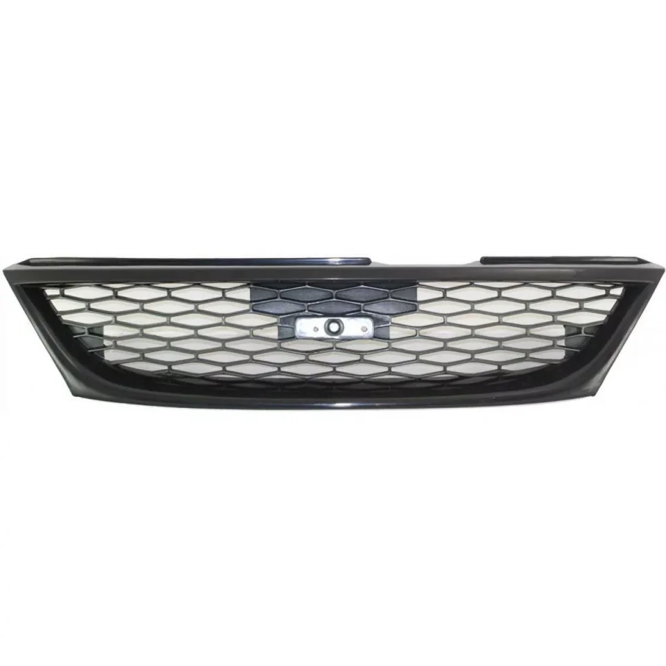 Cast Iron Value Fits 98-99 Sentra Front Grill Grille Assembly Textured Dark Gray Shell & Insert