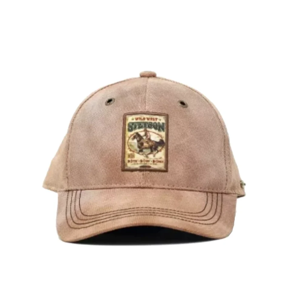 Safe Home Stetson Men's Roper Antique Timber Cloth Golf Hat Baseball Cap