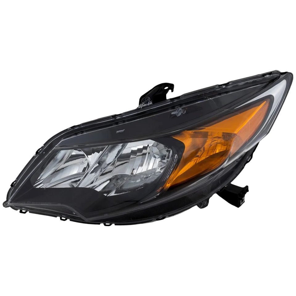 Matte Home Headlight For 2014-2015 Honda Civic LX EX EX-L Si Coupe Left With Bulb