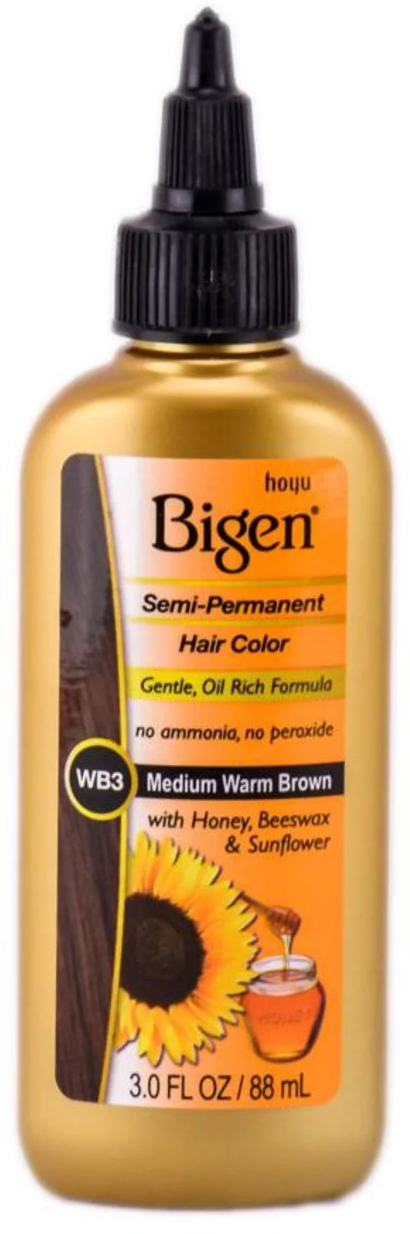 Supreme Bigen Semi Permanent Hair Color #WB3 Medium Warm Brown, 3 oz (Pack of 2)